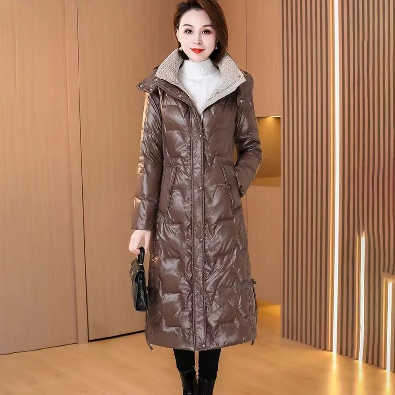 Piumino in cotone di alta qualità Giacche imbottite calde e spesse da donna invernali, nuovo soprabito Parker con cappuccio femminile We Have 4XL, 5XL