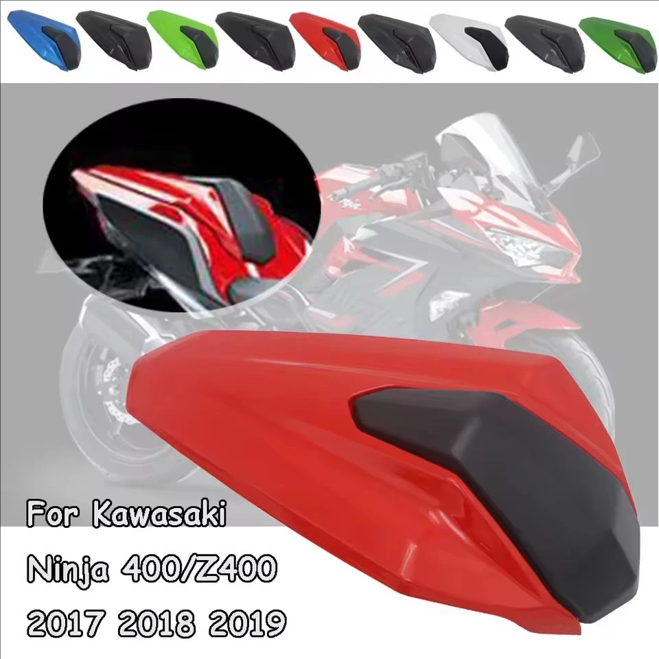 

For Kawasaki NINJA400 NINJA 400 Z400 Z400 2018-2023 2022 2021 2020 Motorcycle Rear Passenger Pillion Seat Cover Fairing Cowl