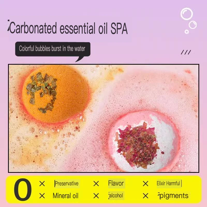 Adult-Specific Essential Oil Bath Salt Whitening Bubble Bath Salt Ball for Bathtub New Relaxing Aromatherapy Bathing Experience