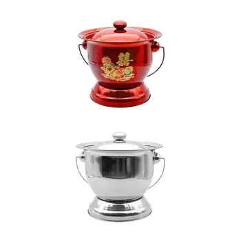 Garnek do komory domowej, spluwaczka z pokrywką, zagęszczony pisuar nocny, łatwy do czyszczenia, wielofunkcyjny łóżko do sypialni,