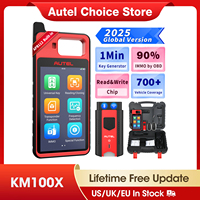 Autel MaxiIM KM100 KM100X Key Fob Programmer Immobilizer Tool 60s Key Creation IMMO Learning Chip Read Cloning Tool for 95% Cars