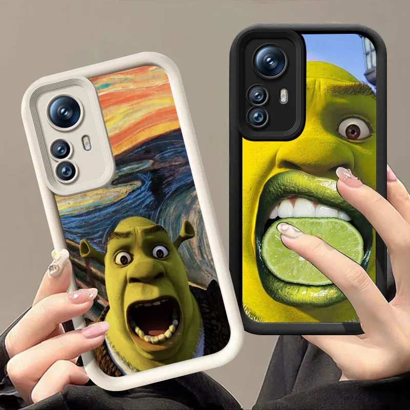 Funny S-ShrekS Phone Case For Xiaomi 11i 11 Lite 12 14T Redmi Note 10 11 11T 12 13 Pro 5G Plus 11S 12S