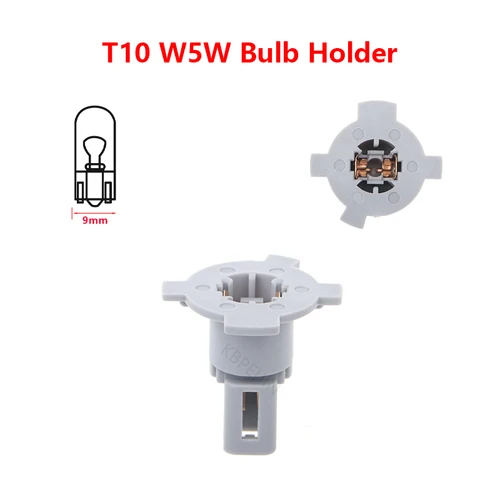 1x para Kia Forte Hyundai Reina T10 W5W portalámparas accesorios de enchufe de luz de matrícula
