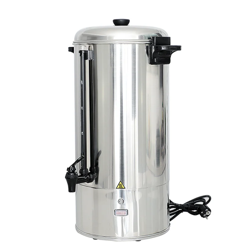 15L Commercial Grade Stainless Steel Percolator Coffee Maker Hot Water Boiler Urn for Catering