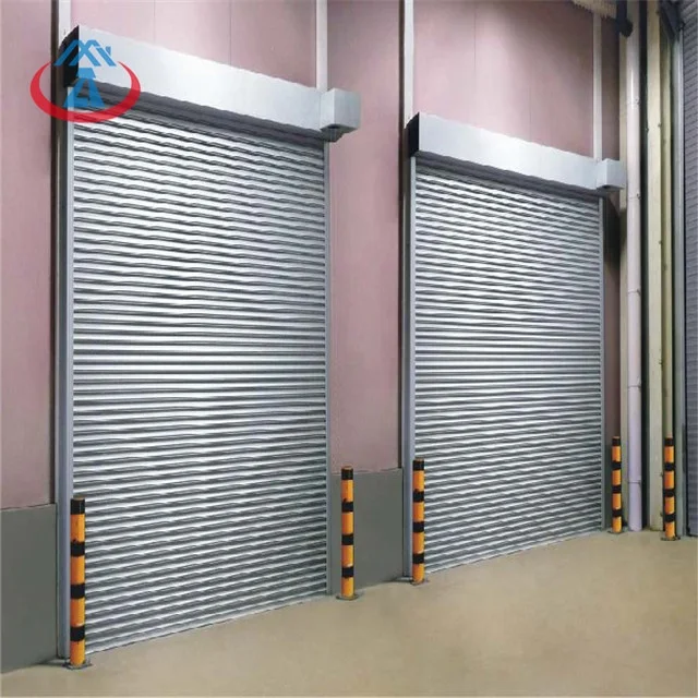 ZHTDOORS Ready To Ship Advanced Cheapest Garage Roll Up Automatic Door Storage Roll Up Door