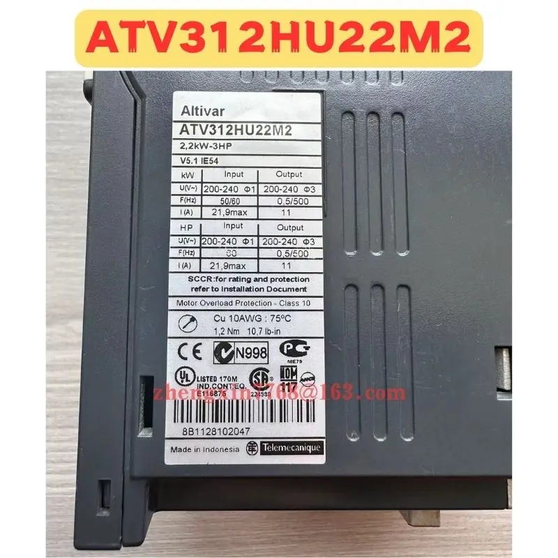 Imagem -06 - Usado Frequency Converter Função Normal Testado ok Atv312hu22m2