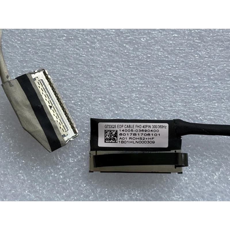 For ASUS G733QS EDP CABLE FHD 40PIN 300HZ/360HZ 14005-03690400 6017B1706101