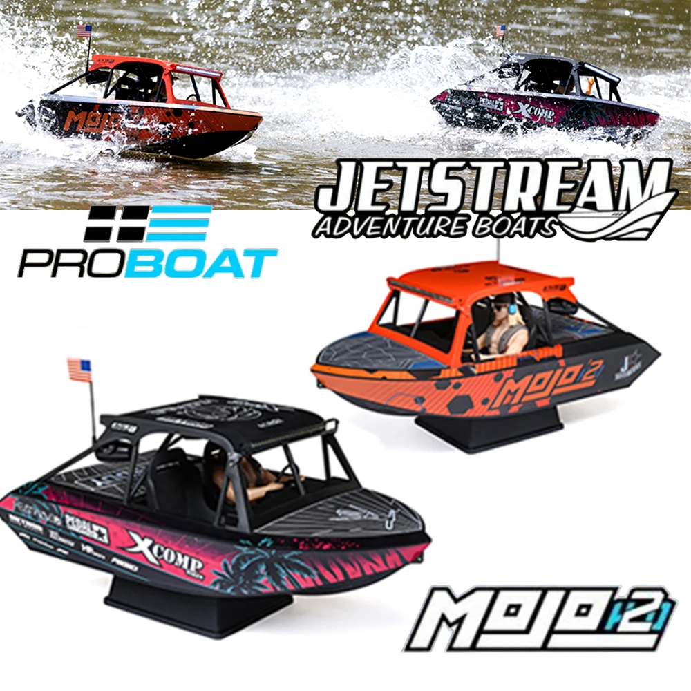 

PROBOAT 1/6 Jetstream Jet Boat RTR Shreddy 24 дюйма Бесщеточный электрический катер с дистанционным управлением