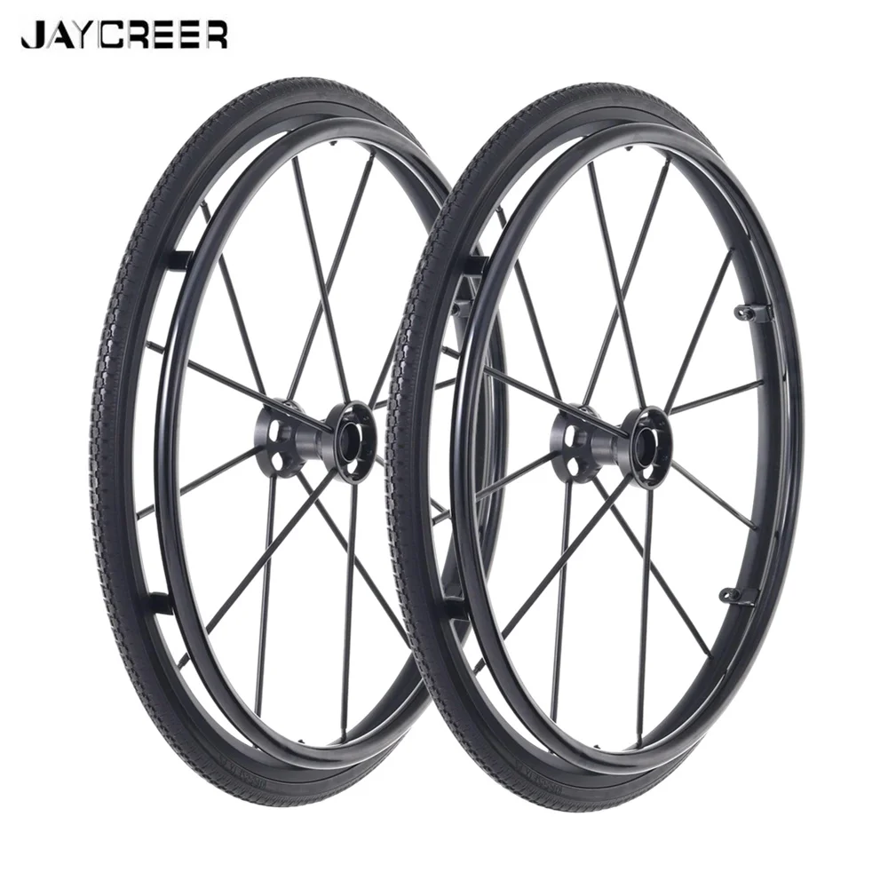 ALWAYSME Roue de 24 x 1,0 pouces pour fauteuils roulants sportifs avec roulement de 12 mm 1