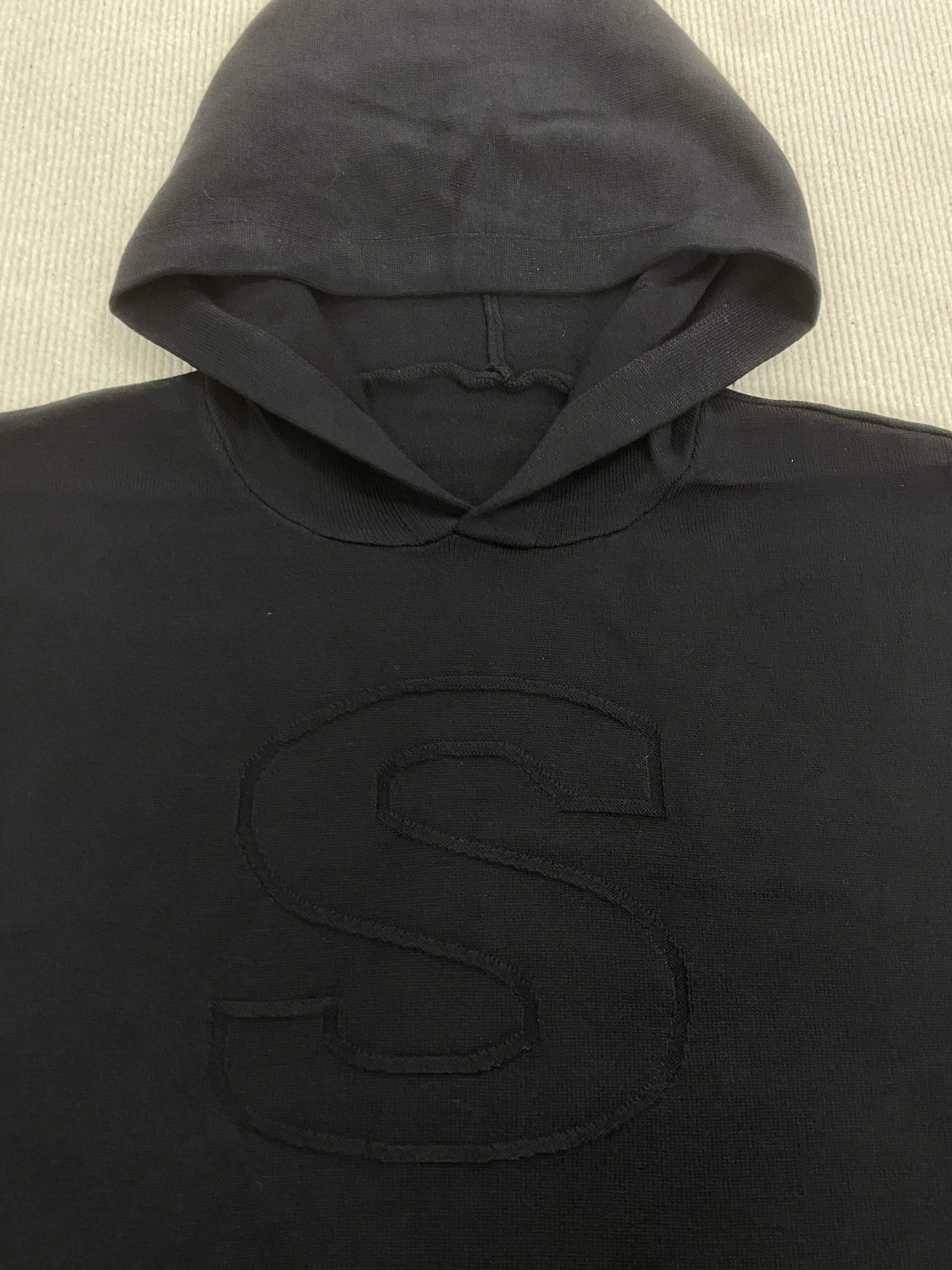 

European and American autumn and winter new hooded pullover versatile solid color sweater fashionable, casual, lazy and loose