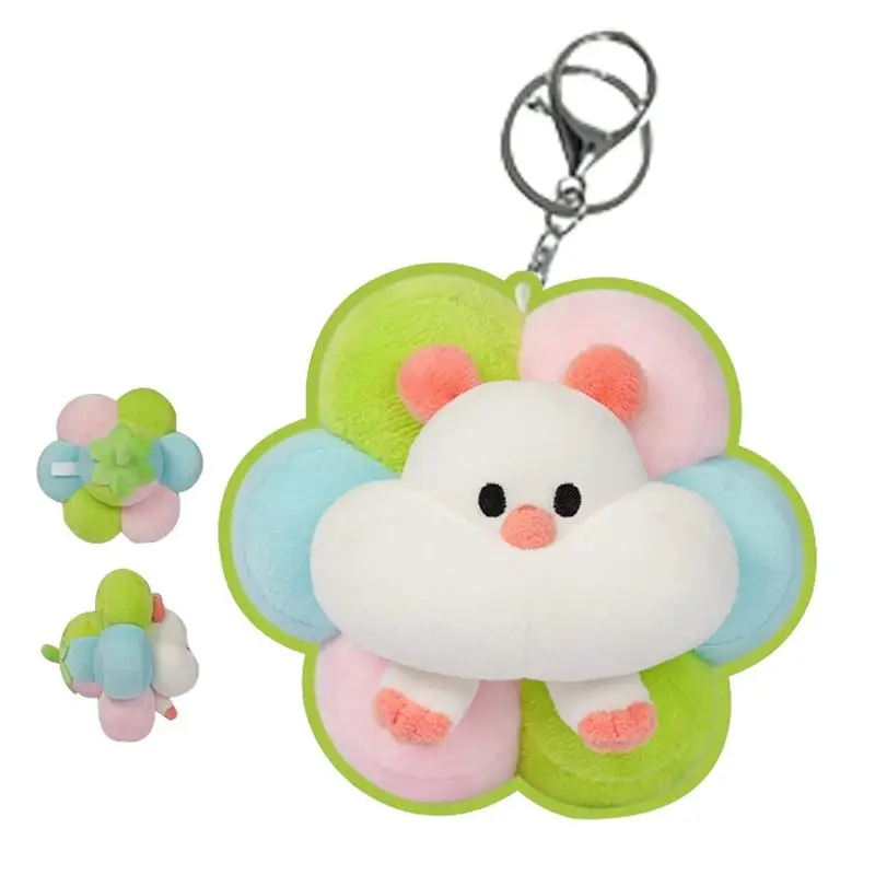 

Cute Keychain Plush Bread Sandwich Flower Watermelon Keychain Hamster Stuffed Animal Soft Stuffed Plush Toy Pendants For Student