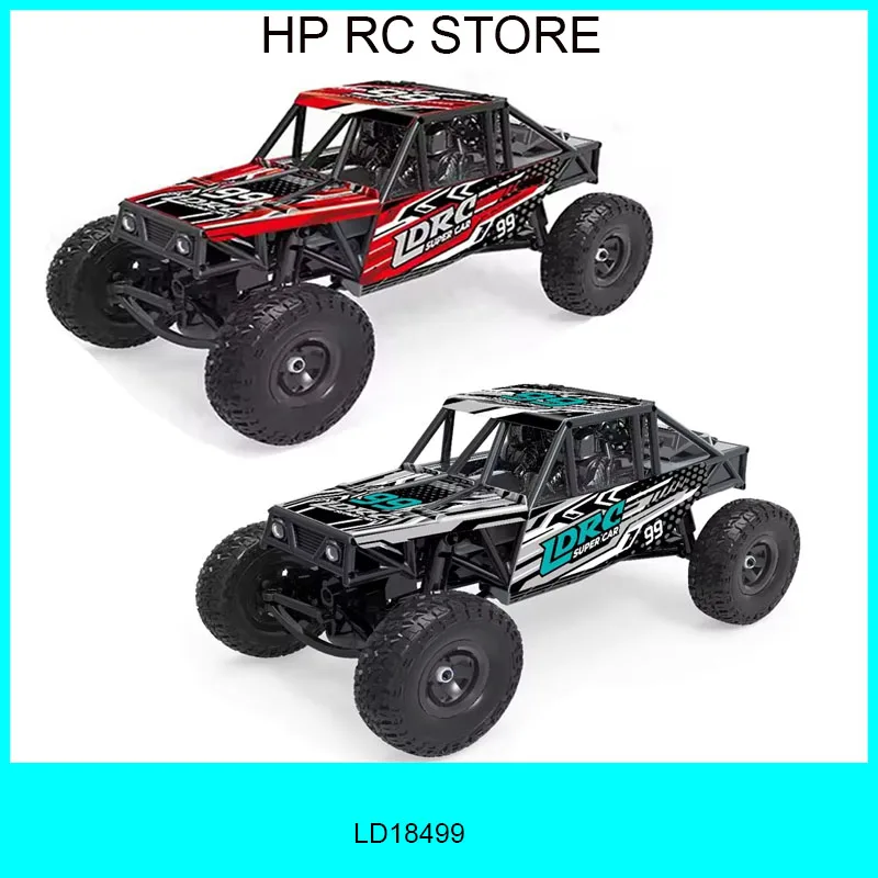 

LDRC LD18499 1:18 4x4 4WD RC Car Remote Control Climbing Toy Vehicle Model for Boys Gift Off-Road Capable Scale Toy Car