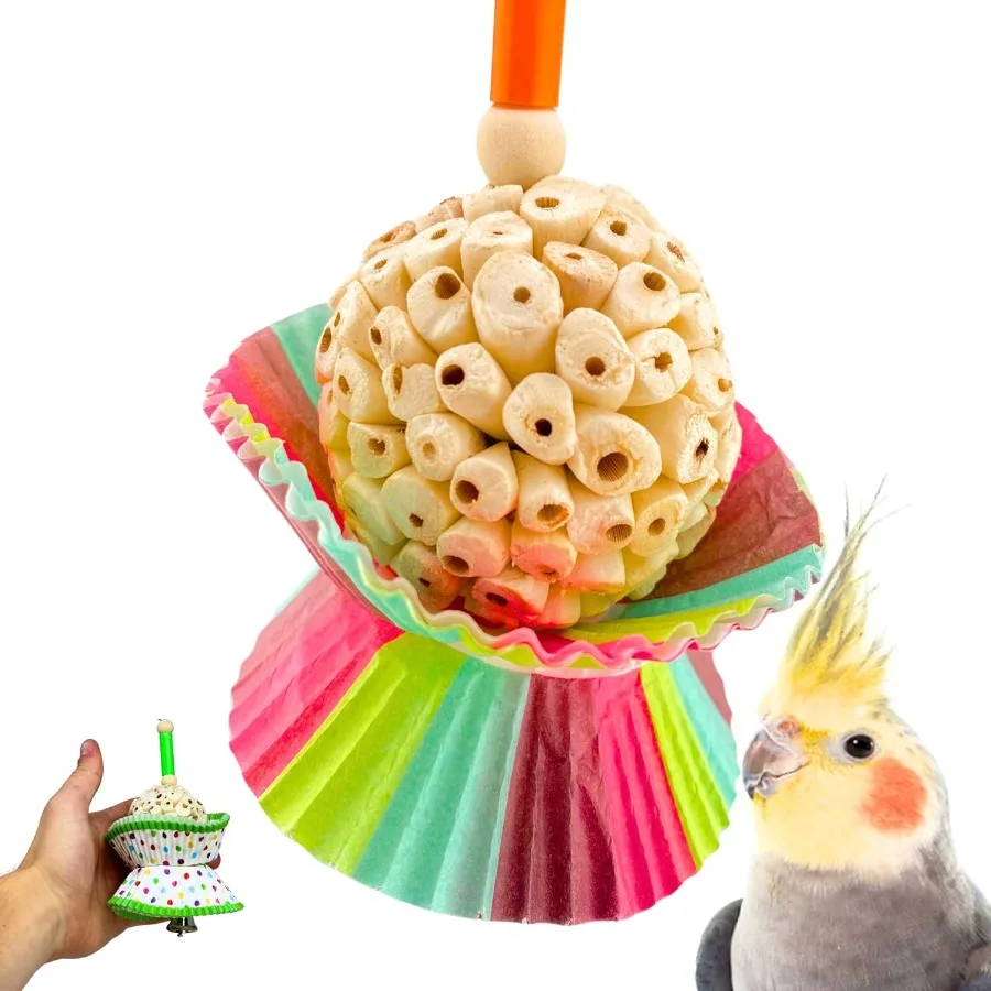 

1925 Торт Tural Sola Shred Forage Chew Treat Parrot Parrot Budgie Cockatiel Parakeets и другие аналогичные птицы