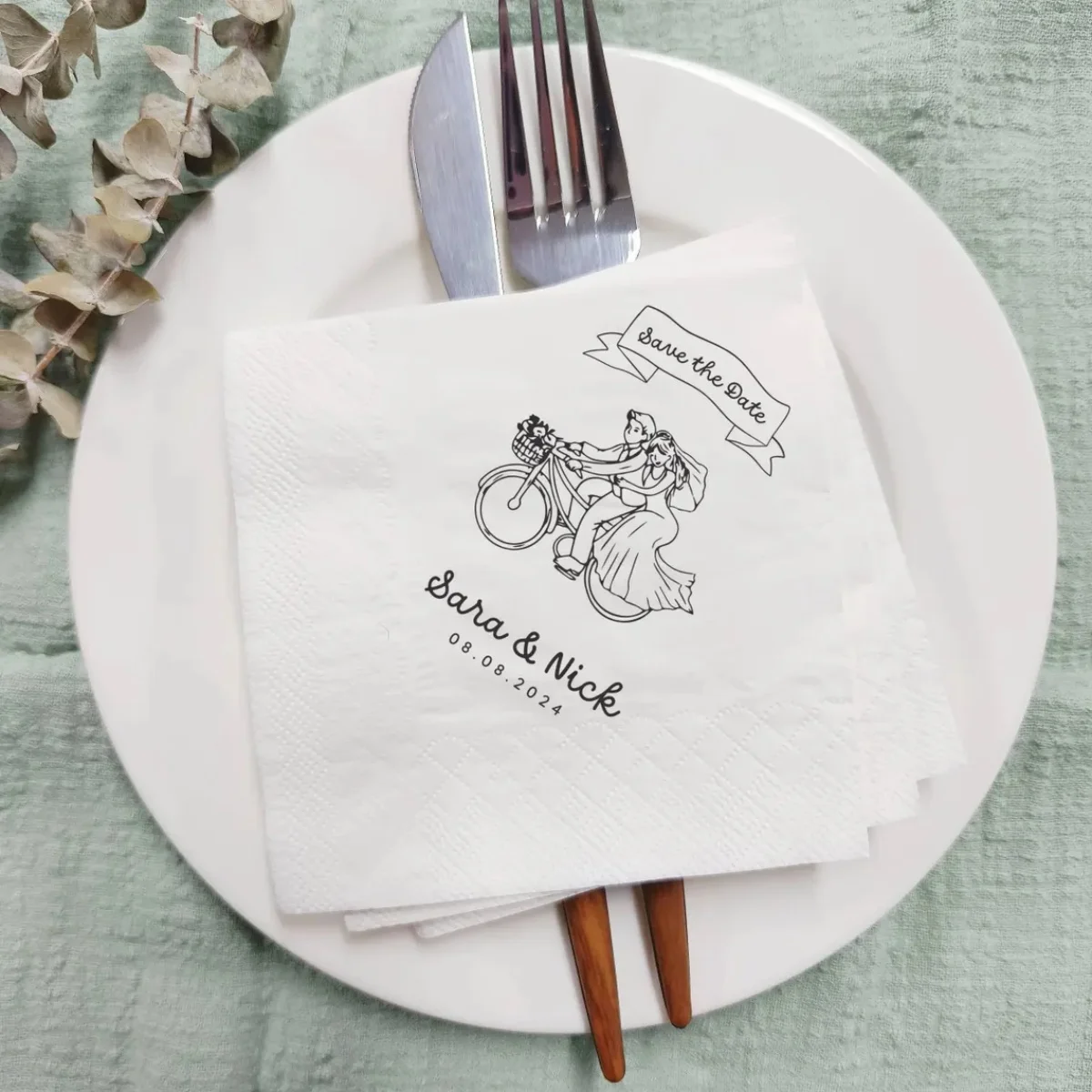 

50 шт. персонализированные свадебные коктейльные салфетки, персонализированные коктейльные салфетки, коктейльные салфетки на годовщину свадьбы на заказ, репетины