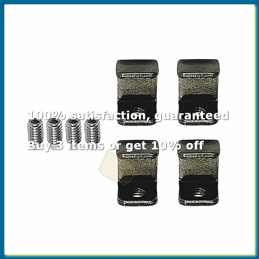 4pcs Fixing Clips for Ender3 CR10 3D Printer Hot Bed, for Lattice Glass Platform, Essential Printer Accessories B