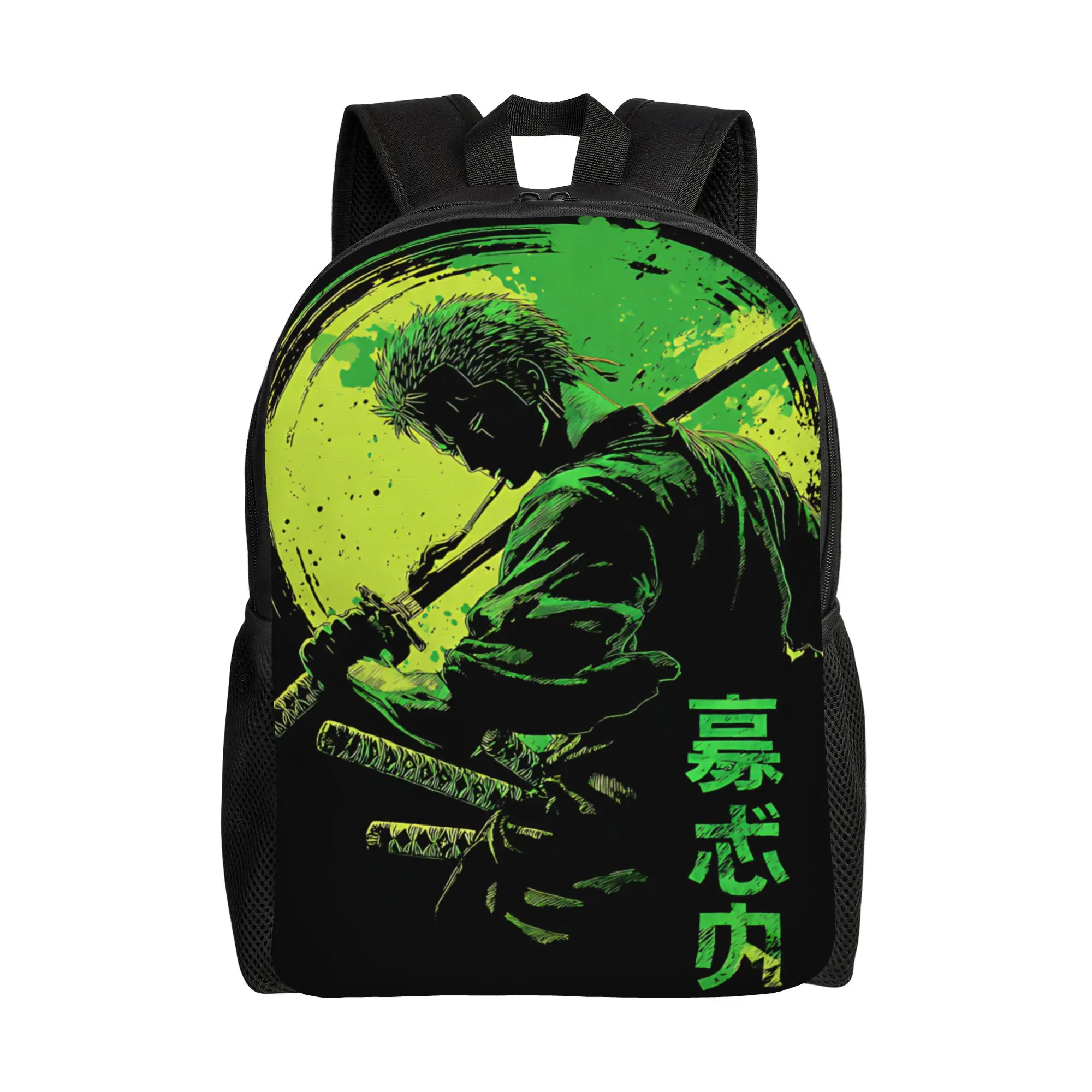 

Fashion Backpacks One Piece zoro mochila funko Kawaii School Zipper Closure Rucksack