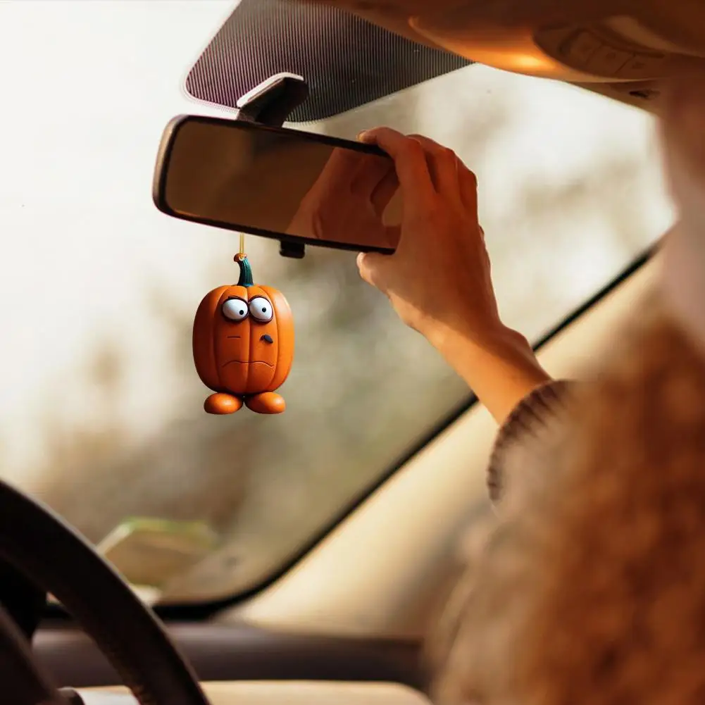 

Halloween Car Pendant Ghost Pumpkin Hanging Ornament Festive Halloween Party Decoration for Indoor Outdoor