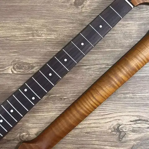 एसटी स्टाइल मेपल गिटार नेक विद रोज़वुड फ़िंगरबोर्ड - स्ट्रैट के लिए प्रीमियम इलेक्ट्रिक गिटार रिप्लेसमेंट पार्ट 8 best sales फेंडर नेक - №5