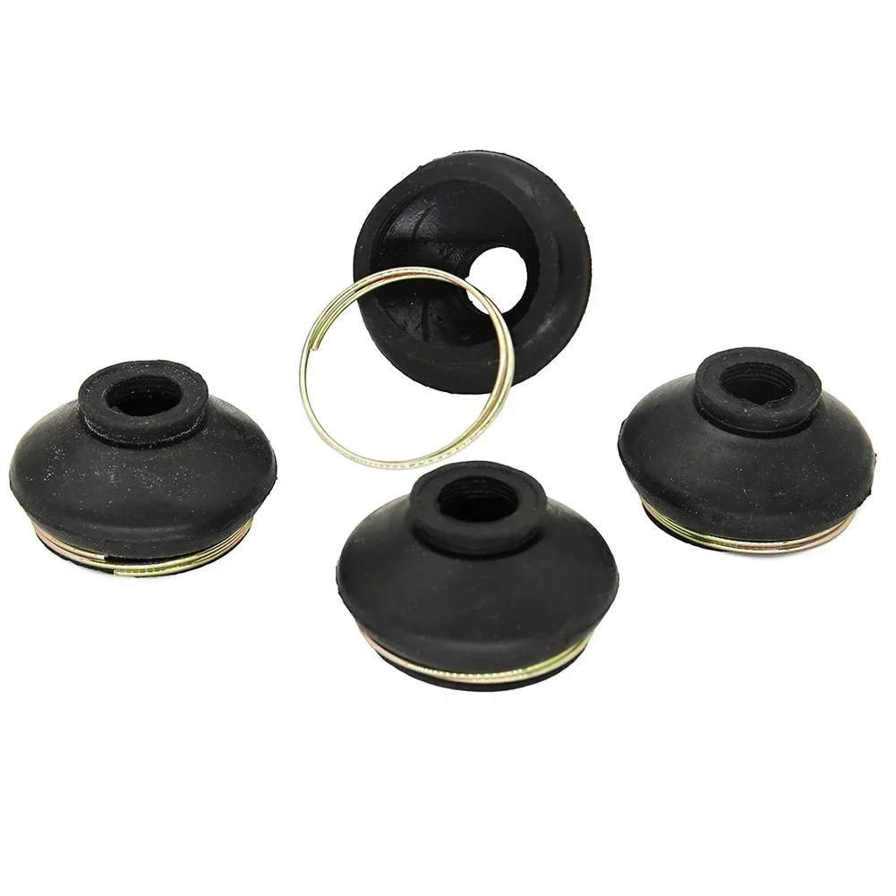 4Pcs M12 Turn to rod Arm Ball Head Dust Protection Rubber Cover for Chinese ATV Quad Go kart