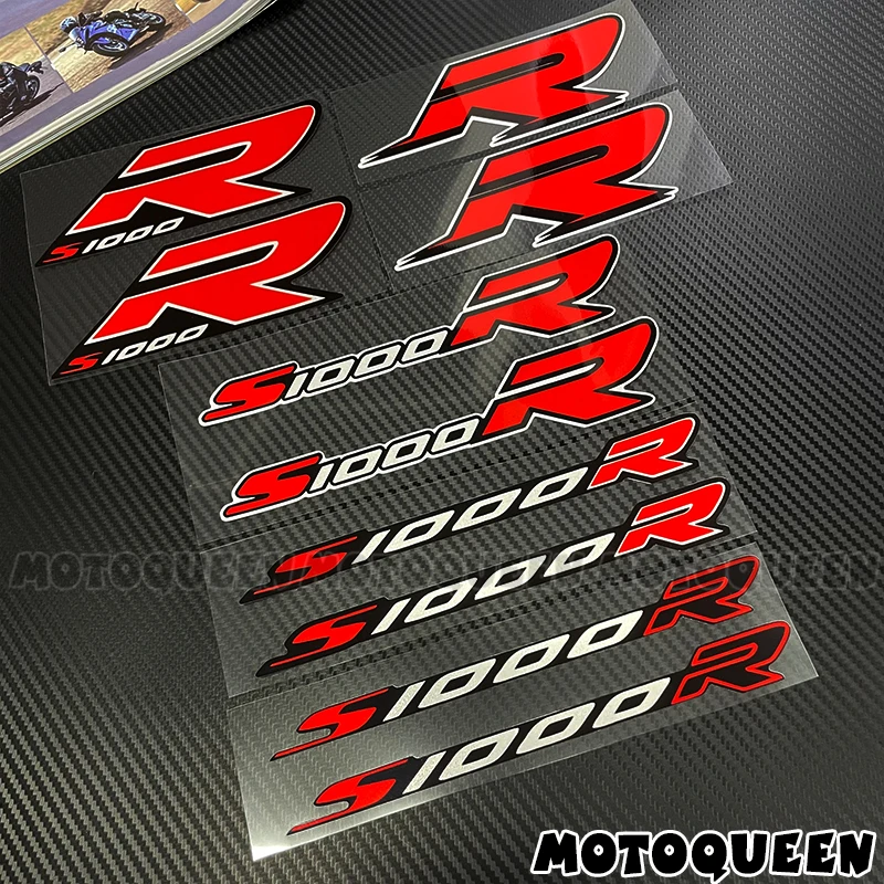 

For BMW S1000R S1000 R Motorcycle Fairing Body Tank Pad Side Emblem Logo Decoration Reflective Waterproof Decals Stickers