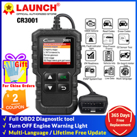 LAUNCH X431 Creader CR3001 OBD2 Scanner Engine Fault Automotive OBDII OBD Code Reader Diagnostic Scan Tool Free Update PK ELM327