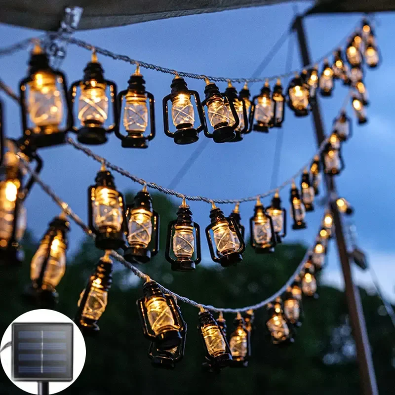 Solar Lichterkette 20 m IP65 Wasserdicht Weihnachten