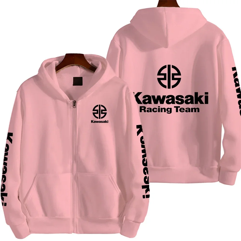 

Motorcycle Racing Team Men's Zipper Hoodie Spring and Autumn Fashion Men's Sportswear New Sports Women's Top Coat