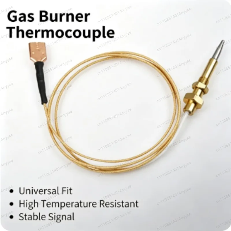 M6*0.75 Universal Head Gas Fireplace Cooker Thermocouple Sensor Burner Accessories Flame Fail Safe Wire 65cm