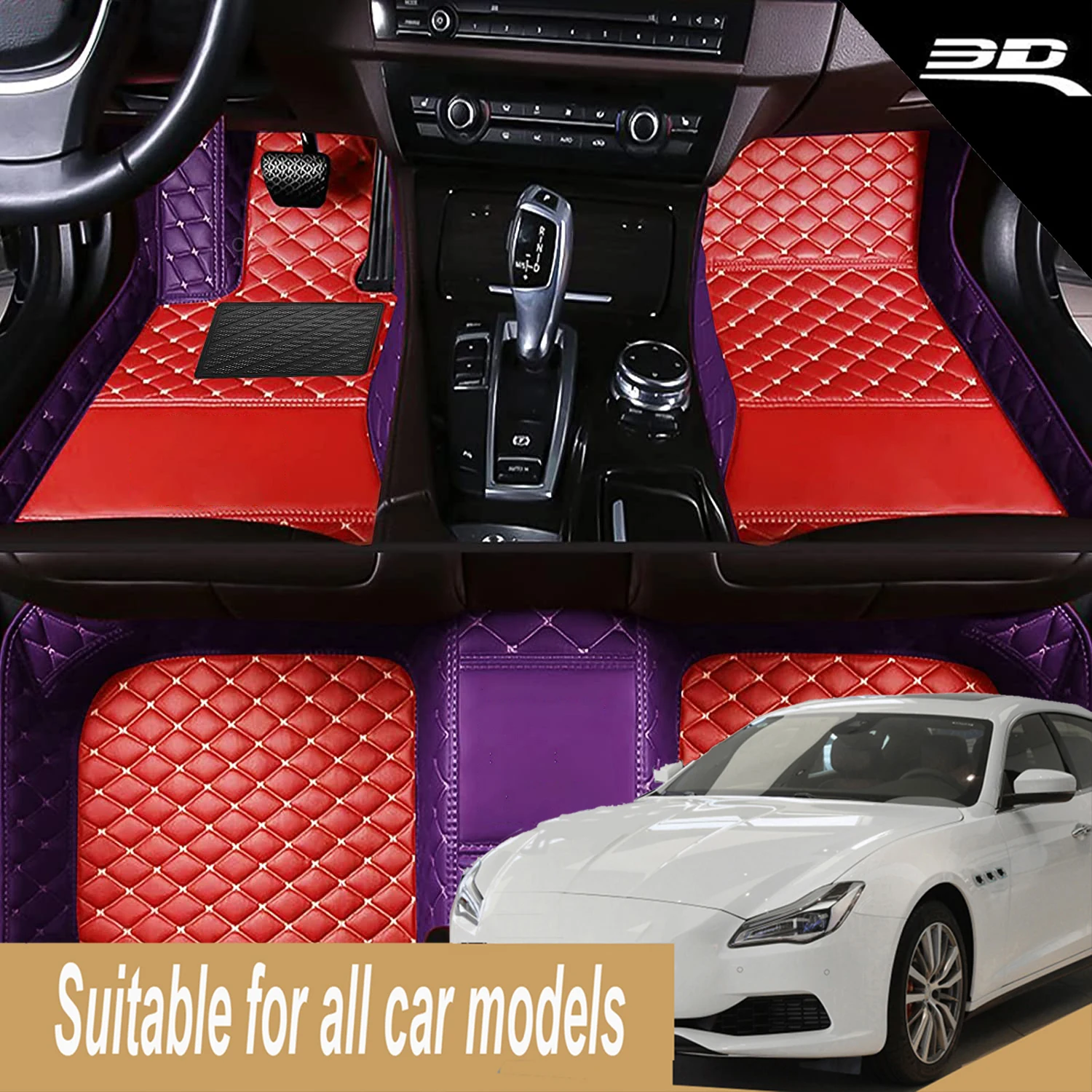 

Custom Car Floor Mats For Mercedes Benz GLA-CLASS H247 X156 2013-2025 Auto Carpets Accessories Waterproof Leather Floor Liners