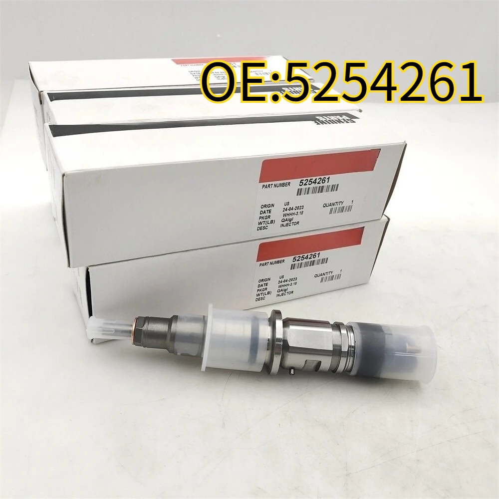 

Original High Quality New For 6pcs 5254261 Cummins Fuel Injector For 6.7L ISB QSB engines 0445120177