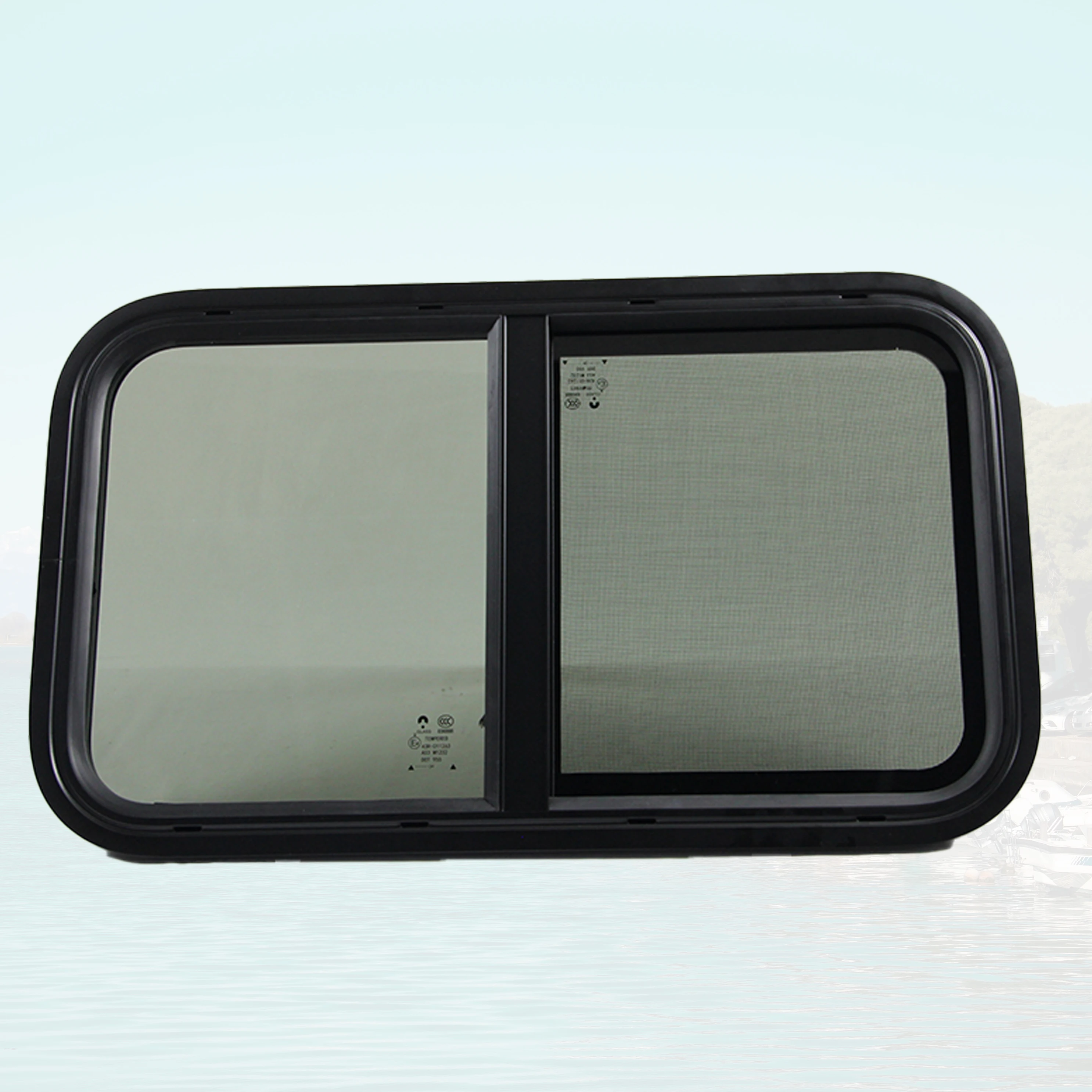 610*508 Tempered Glass Sliding Window for Different Types of RVs,Custom sizes
