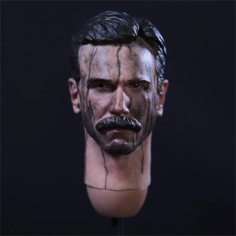 

BLACK 8 STUDIO BK-004 1/6 Солдатское масло Бизнесмен Дай Льюис голова резьба подходит для 12-дюймовой экшн-фигурки модель игрушки в наличии