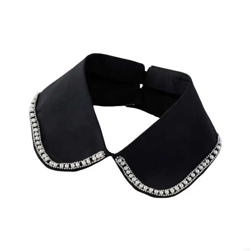 Elegant Beadwork Faux Collar Decorative Round Collar For Women Casual Outfit Y166
