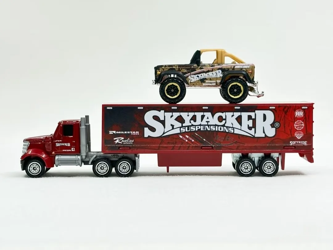 نموذج سيارة من خليط معدني لعلبة الثقاب - لعبة City Hero Racing Fedex Mb1026 نموذج مقياس سيارة قابل للجمع غير يتم التحكم فيه عن طريق الراديو #4