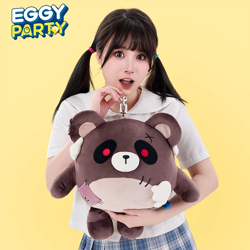 Eggy Party-peluche de peluche, muñeco de peluche, marioneta de juego genuino, periférico