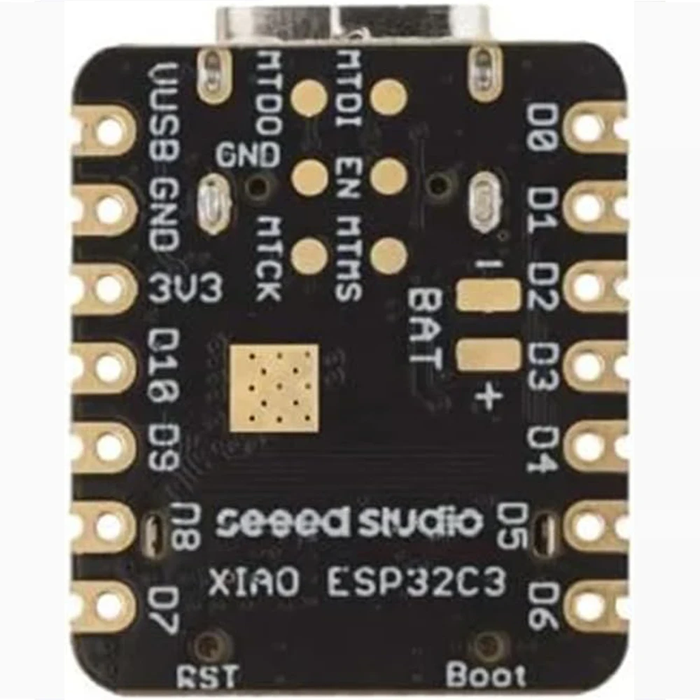 Seeed Studio XIAO ESP32C3(Support Arduino) - Tiny MCU Board for IoT Controlling Scenarios, Wi-Fi, BLE, Battery Charge, and Rich