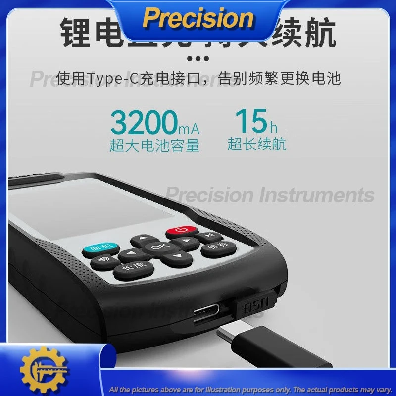 2026 High Precision Dual Satellite GPS Area Measurer for Land Survey Farming Field Measurement Tool
