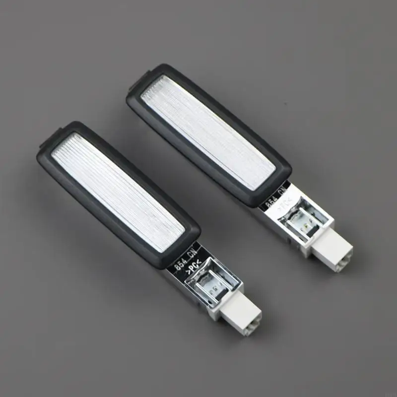 Sun Shade Vanity Mirror Light 3ED947109A, 2pc Interior Lamp Housing Set