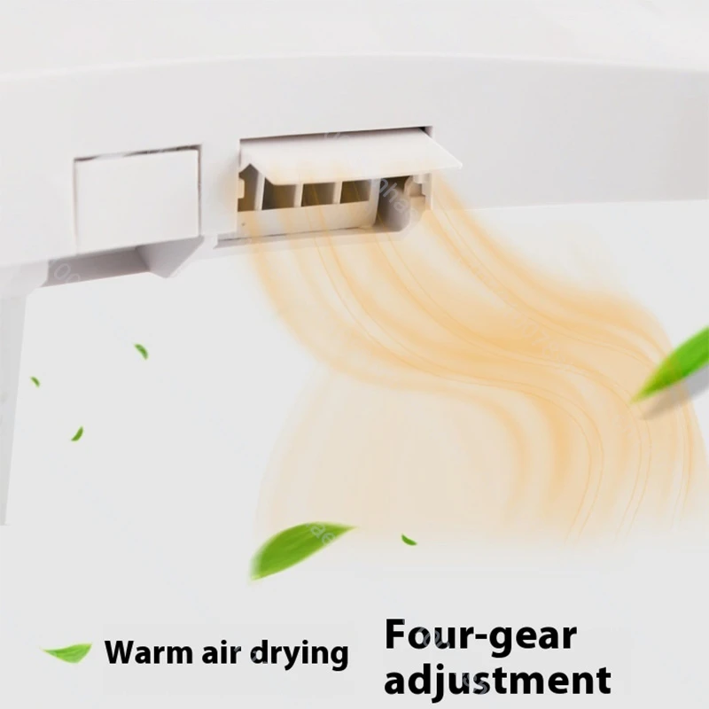 Smart Bidet Toilet Seat Heated Instant Warm Water Air Dryer Feminine Wash Night Light Elongated Toilet Cover Lid Self Cleaning