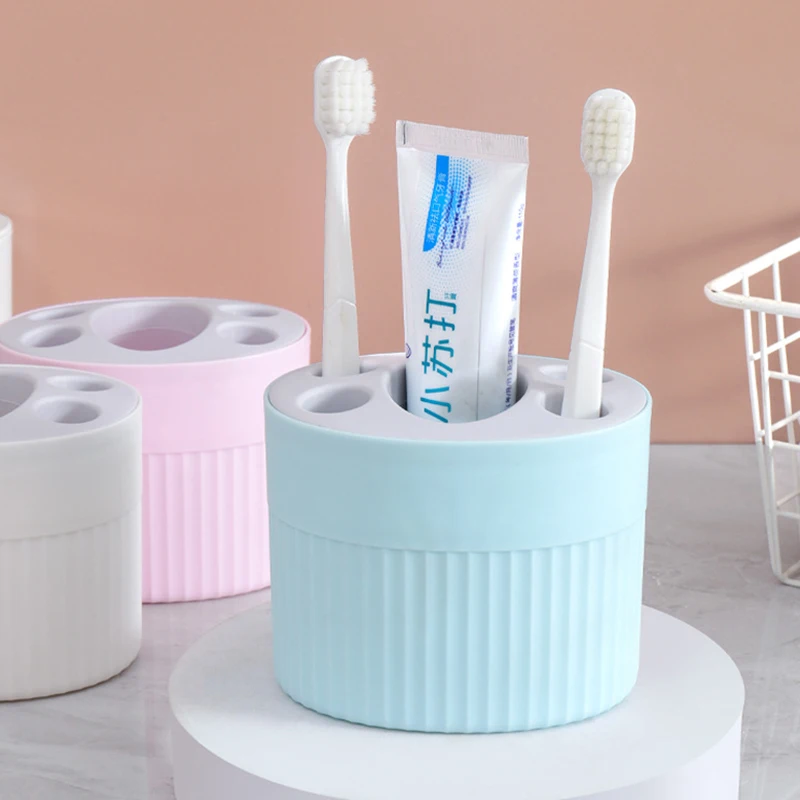 1pc Toilet Desktop Toothbrush Holder, Household Washstand, Toothpaste Toothbrush Storage Rack, Storage Rack