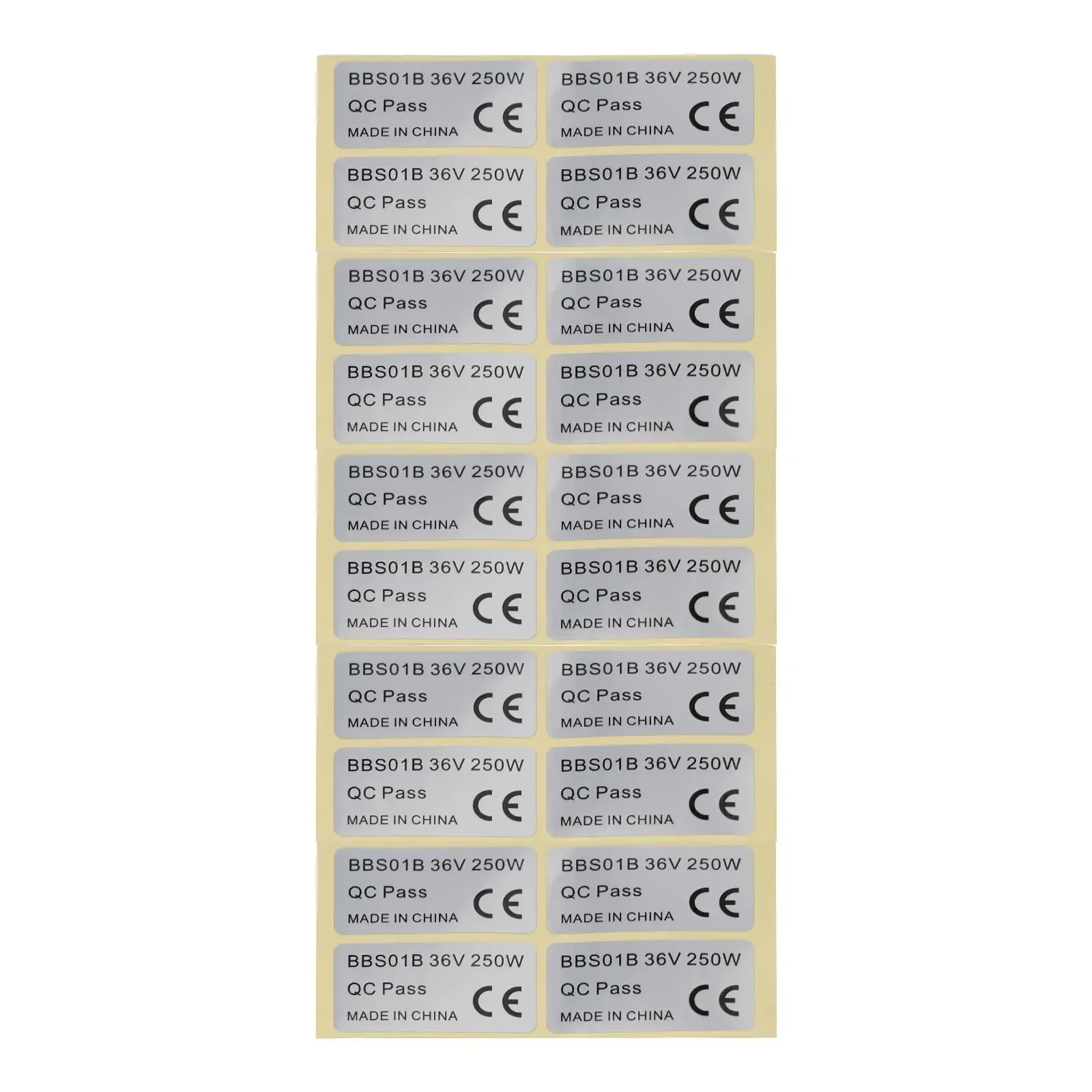 20Pc Ebike Electric Bicycle Sticker ForBAFANG 36V 250W/48V 750W01BBSHD SH BafangCentral Motor Sticker Accessories 45x23mm PVC