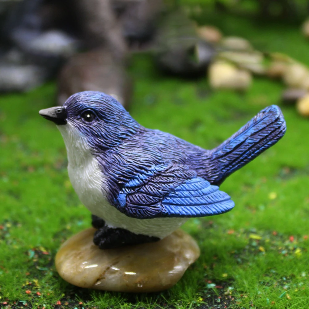 Mini Bonsai Ornaments Little Birds Dollhouse Succulent Plant Micro Landscape Home Decor Fairy Garden Decor Miniature Figurines