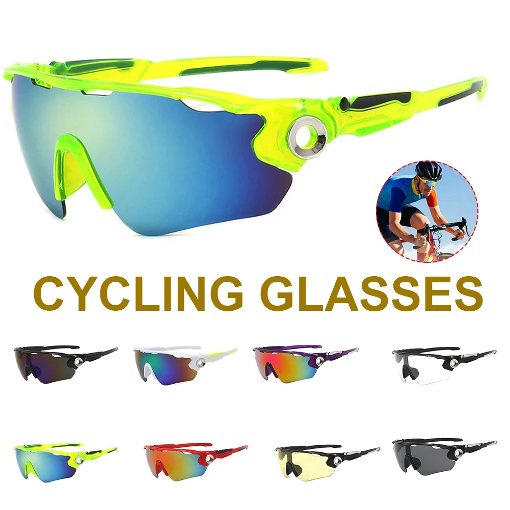 Cycling Glasses Men Women MTB Glasses Road Riding Bike Sunglasses Goggles Cycling Eyewear 8 Clolors Outdoor Sports Sunglasses