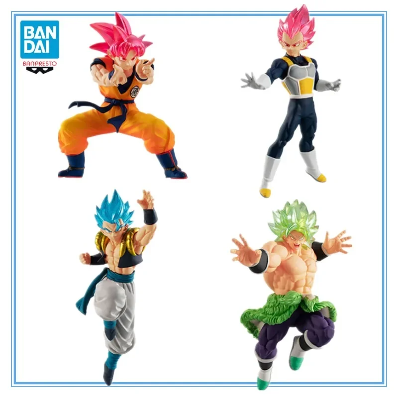 IN Stock Bandai Dragon Ball Super Vs 18 Goku Broli Vegetto Super Saiyan God Gashapon Action Anime Figure Model Kids Toys