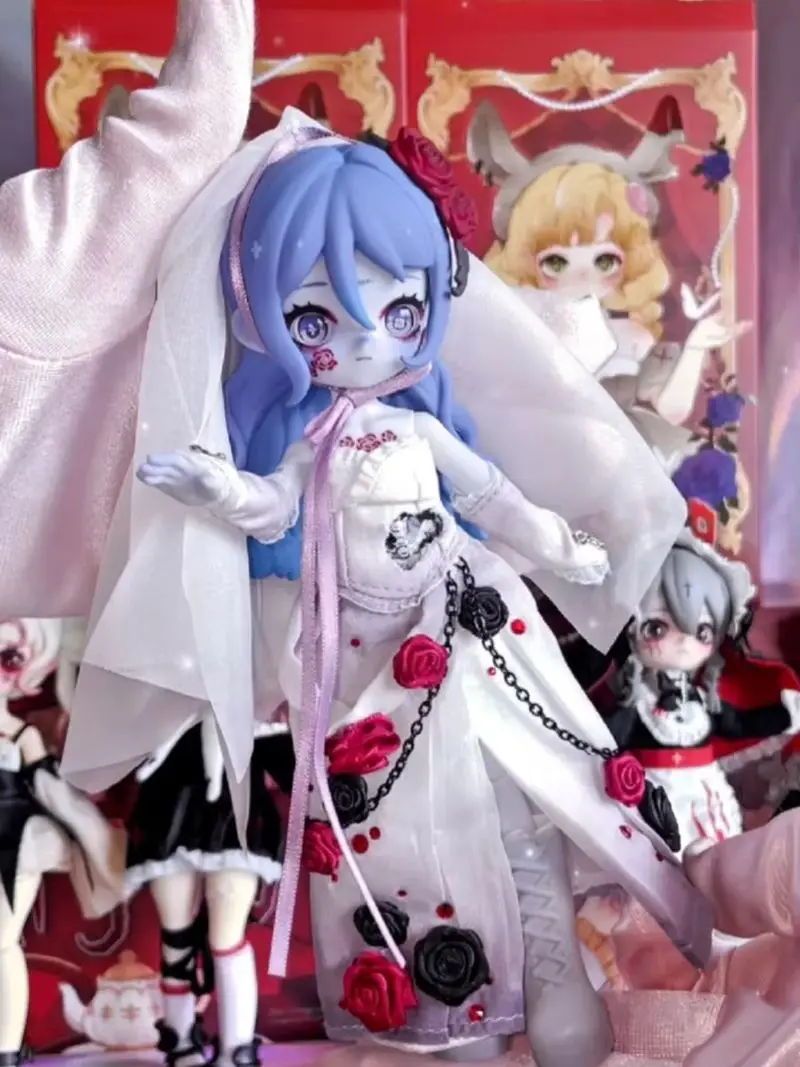 Nyssa Bizarre Nightmare Series Gothic Style Anime Action Figure 1/12 Bjd Blind Box Kawaii Surprise Mystery Doll Toy