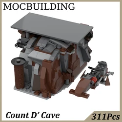 Count's Cave Star Movie Model MOC Building Block Bricks Puzzle Toys for Kids Birthday Gift