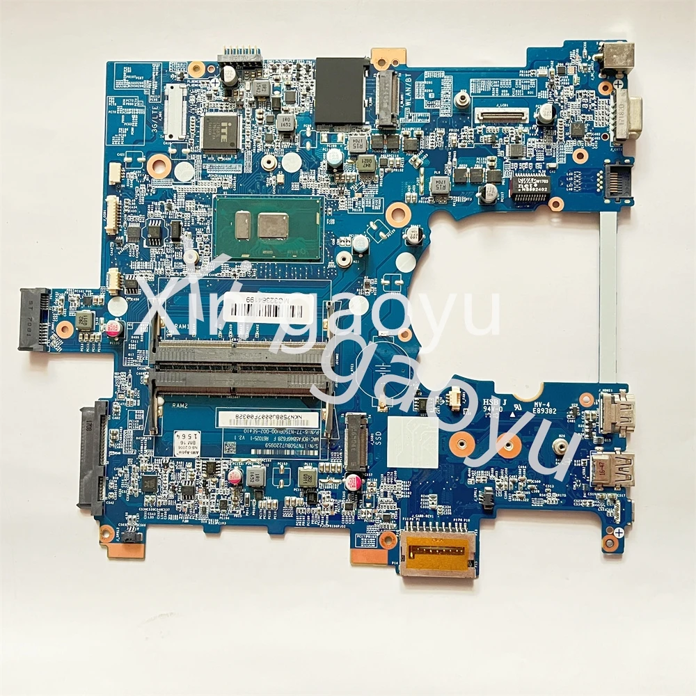 For Clevo N750BU N750B Notebook Motherboard  I7-7500U 6-71-N7500-D02 6-77-N750BU00-D02 100% Tested Perfectly