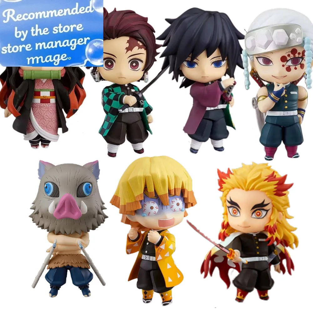 

Аниме Фигурки Убийца Демонов Иносуке # 1361 Танджиро # 1193 Незуко # 1194 Зеницу # 1334 Игрушки из ПВХ, фигурка Giyuu Kimetsu no Yaiba