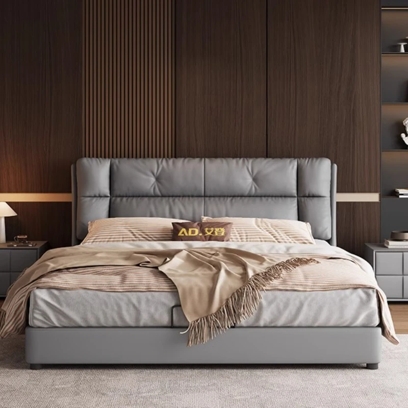 

Wooden Queen Size Double Bed Adults 180x200 Luxury Modern King Bed Couples Storage Camas Matrimoniales Bed Room Furnitures Set