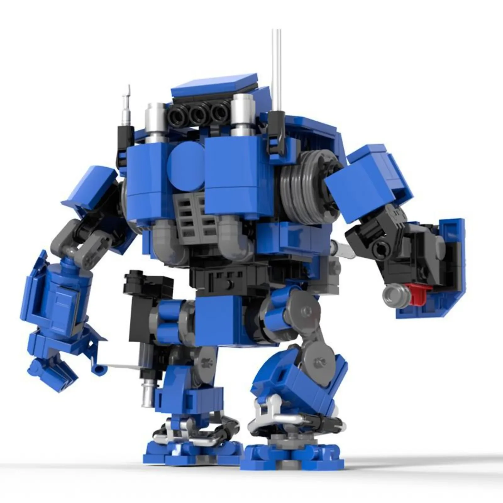 

396pcs MOC Tactical Mecha Building Blocks Model with Movable Joints DIY Military Style Puzzly Bricks Toy